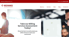 Desktop Screenshot of medivancebilling.com